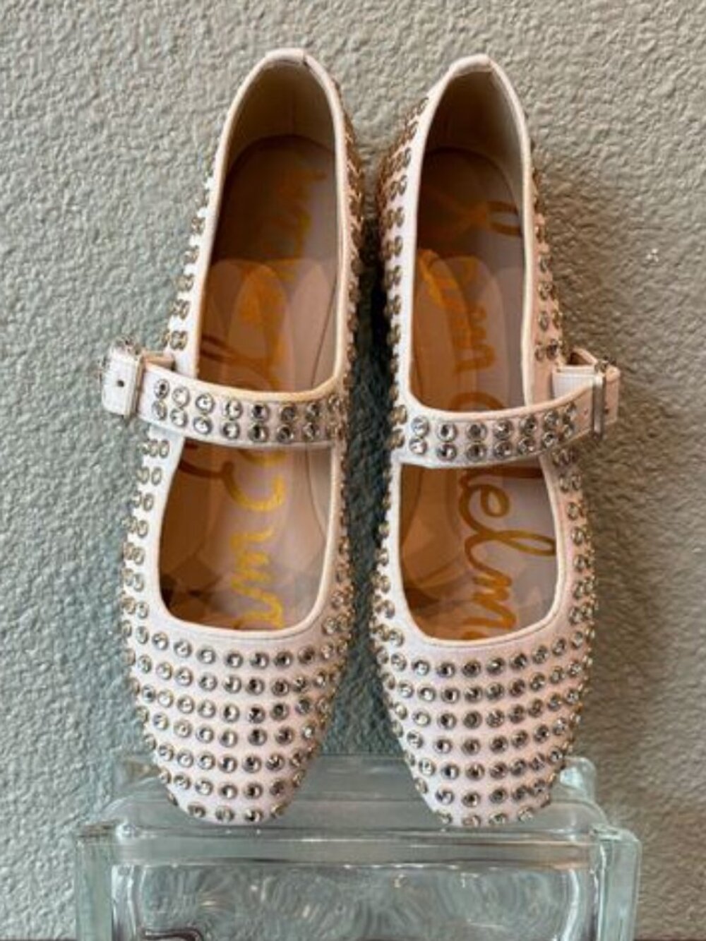 Sam Edelman Michaela Gem Modern Ivory Flat - Picture 2 of 4